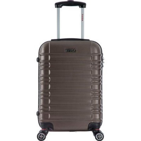 RTA PRODUCTS LLC InUSA New York Lightweight Hardside Luggage Spinner 20" Carry-On - Brown IUNYC00S-BRO